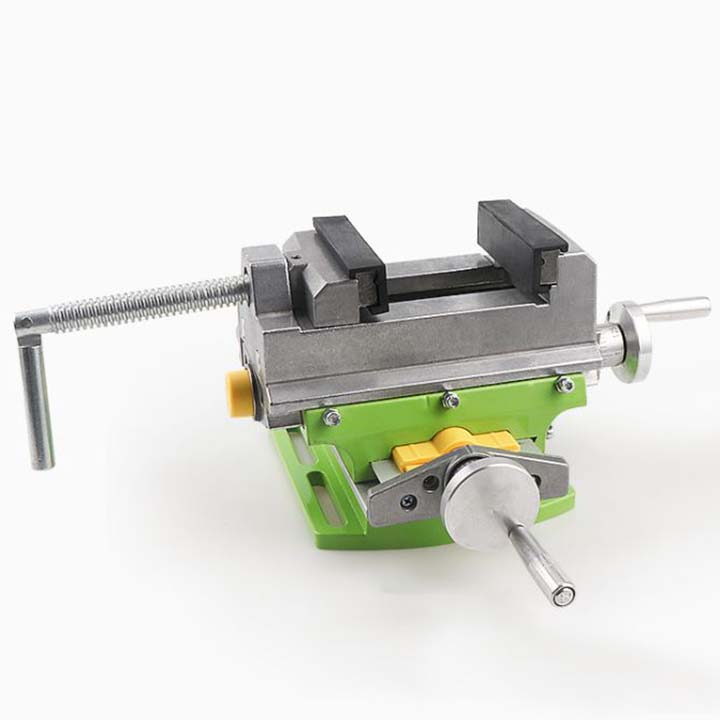 Bàn trượt tịnh tiến hai chiều mini Q kết hợp ê tô 3inch cao cấp tiên lợi hữu dụng