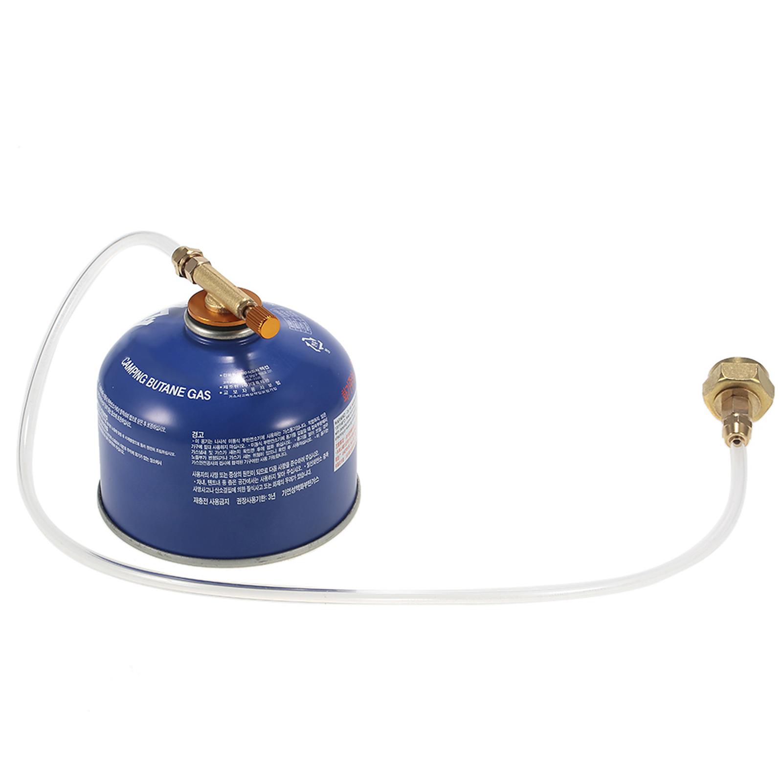 Outdoor Camping Gas Stove Refill Adapter LPG Cylinder Adapter Flat Tank Filling Adapter Convertor German Standard