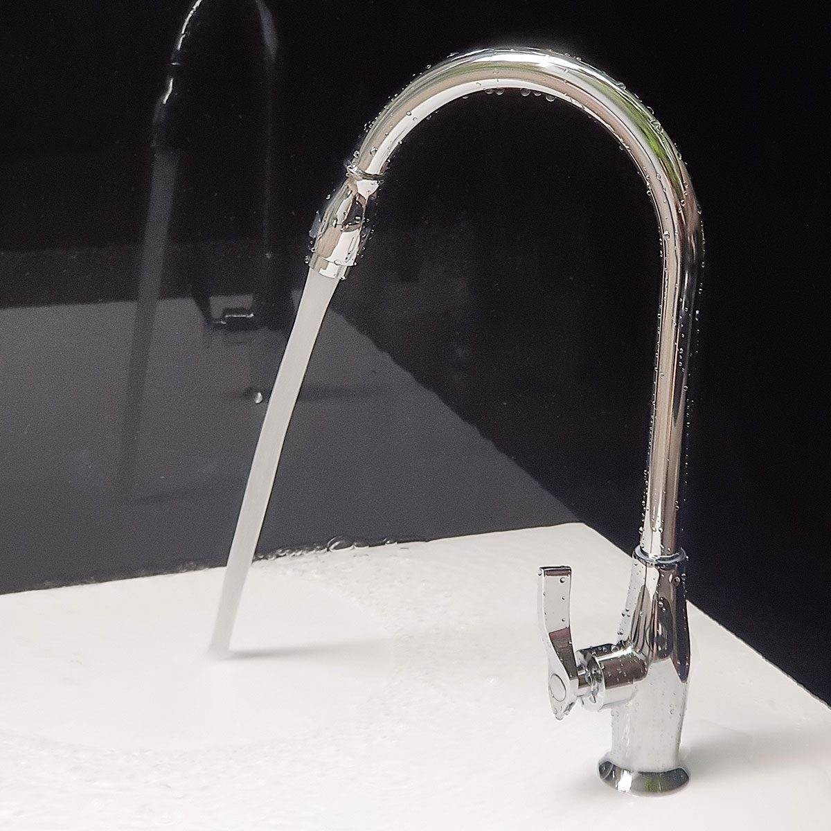 Vòi rửa chén lạnh Đồng mạ Chrome Eurolife EL-RC06