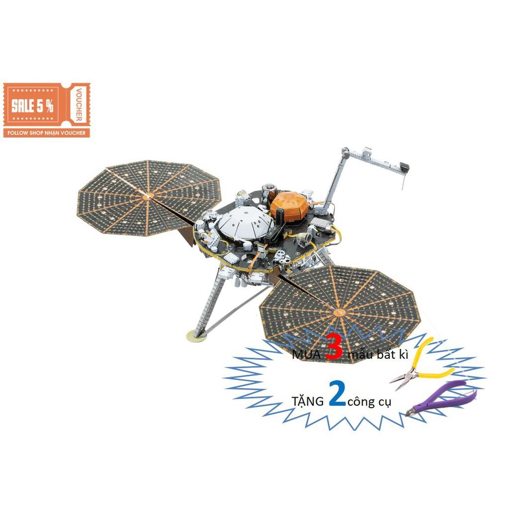 Mô Hình Lắp Ráp 3d Trạm đổ bộ Sao Hỏa InSight