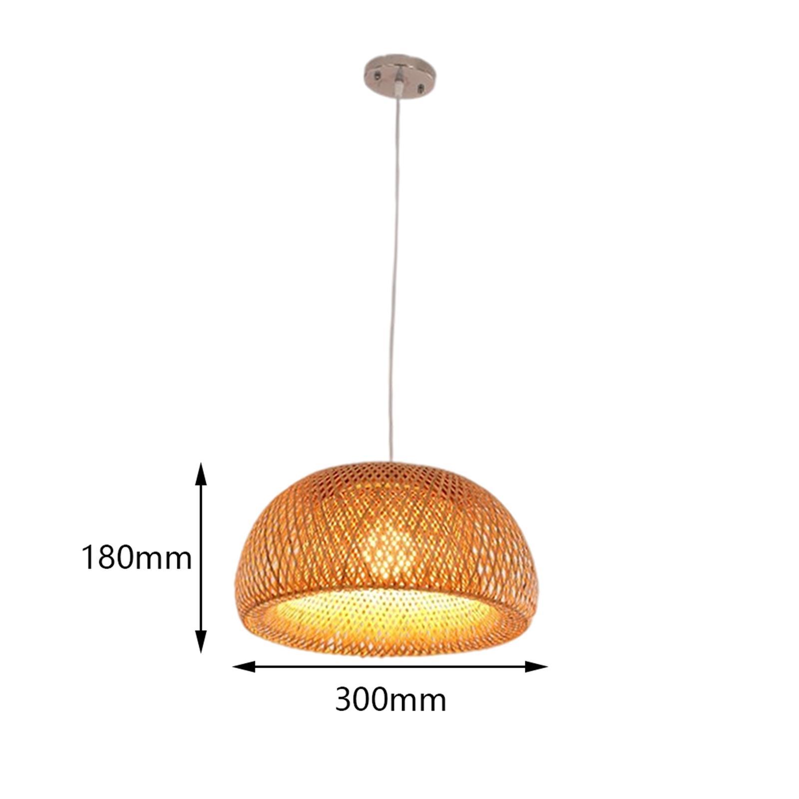 Bamboo Lamp Shade  Room Ceiling Pendant Chandelier Lampshade Decor