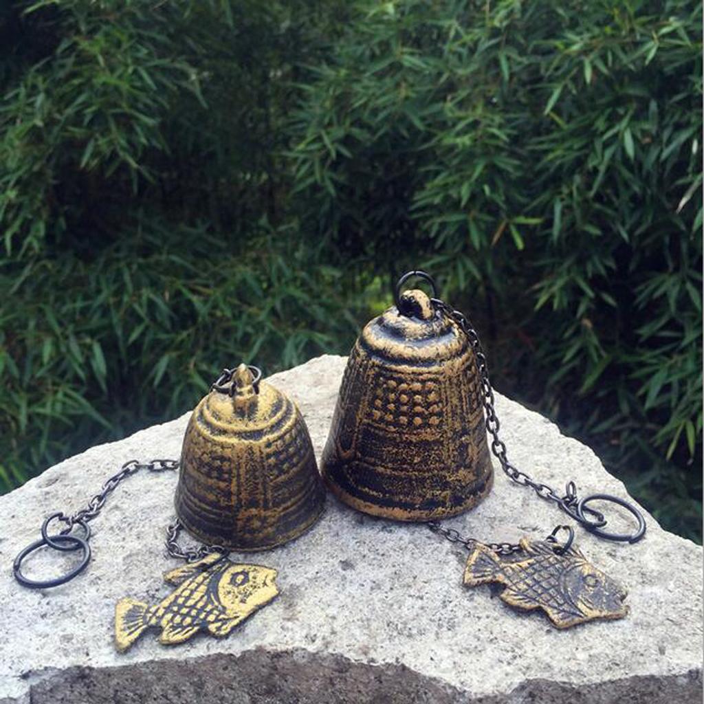 Cast Iron Animal Windbell Wind Chime Hanging Outdoor Yard