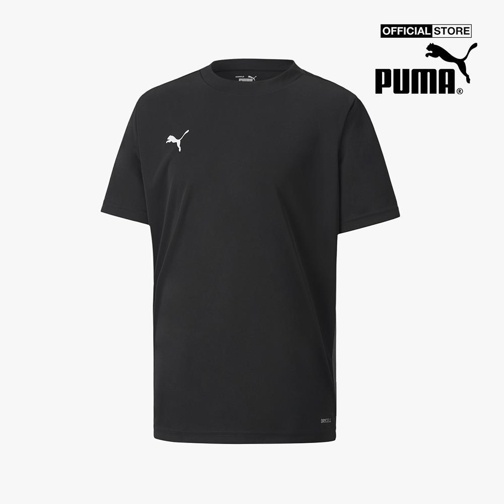 PUMA - Áo thun thể thao cổ tròn tay ngắn phom trẻ em Teamsport 656811