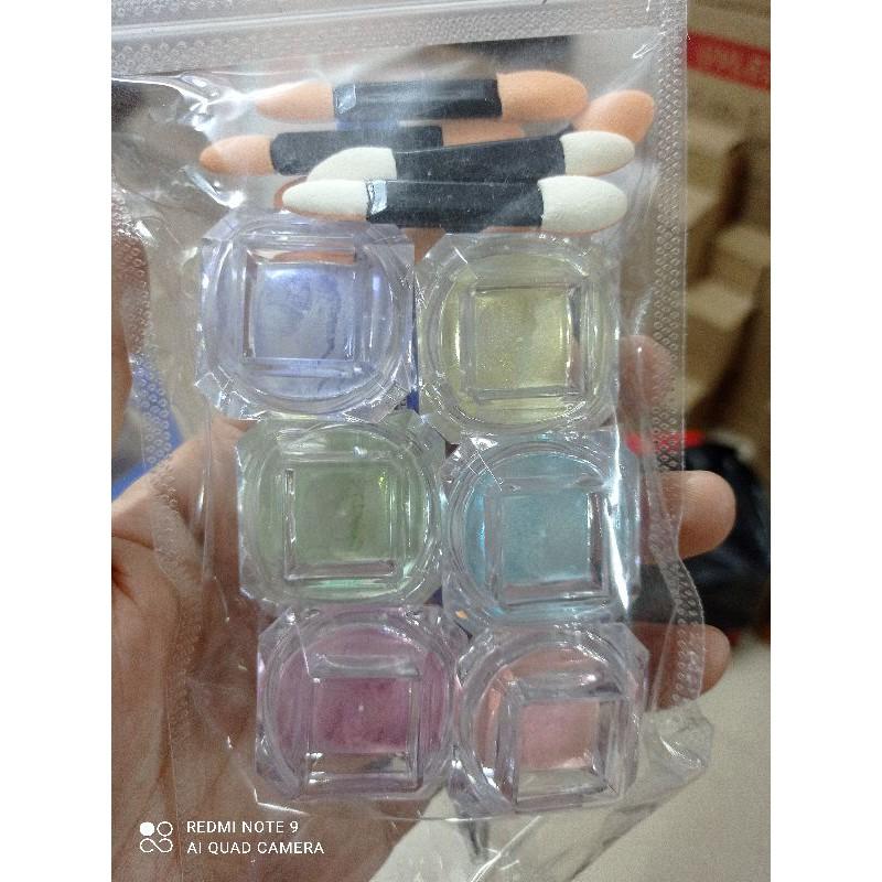 Set Tráng gương màu khảm trai