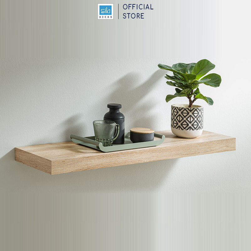 [Mua 3 giảm 20%] Kệ Thanh Ngang Dài 50 cm Rộng 20cm, Dày 25mm SIB Decor, Dễ Dàng Lắp Đặt KT005