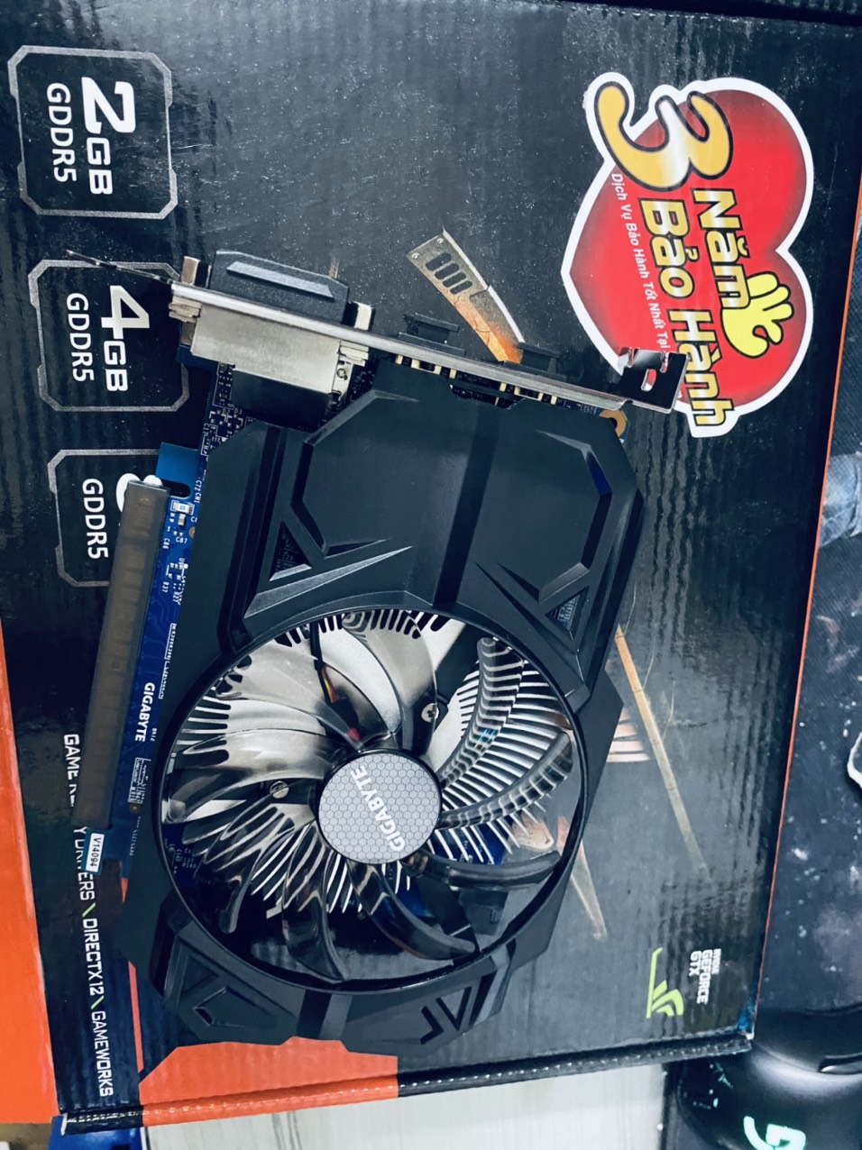VGA GIGABYTE NVIDIA GeForce GTX 750Ti 2GB/1FAN - HÀNG CHÍNH HÃNG