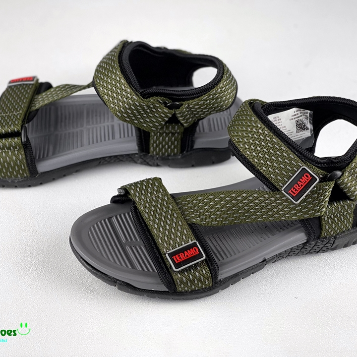 Giày sandal, dép sandal nam Teramo đế cao su nguyên chất, siêu nhẹ, quai dù chắc chắn, đế có rãnh chống trượt an toàn, TRM HỌA TIẾT 3 quai