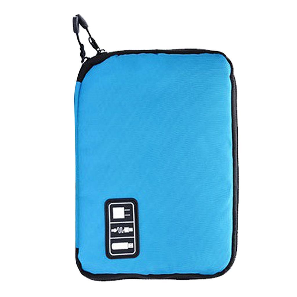 Portable Case Pouch Storage Bag For Earphone Data Cable Charger USB