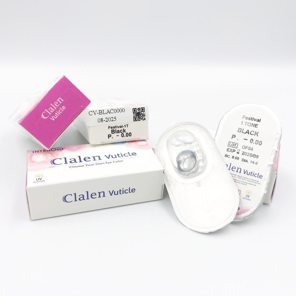 Kính áp tròng màu đen Clalen Vuticle cho đôi mắt tự nhiên và rạng rỡ