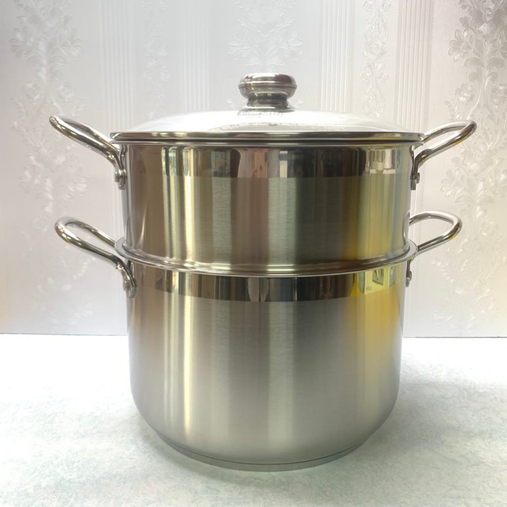 Bộ 2 nồi xửng Fivestar 28cm ST28 nắp kính - Hàng chính hãng