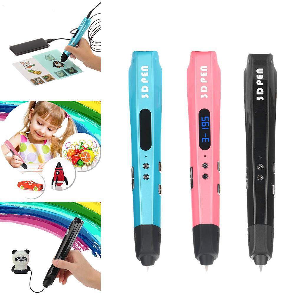 3D Printing Drawing Printer Pen  PLA Filament LED Display - US