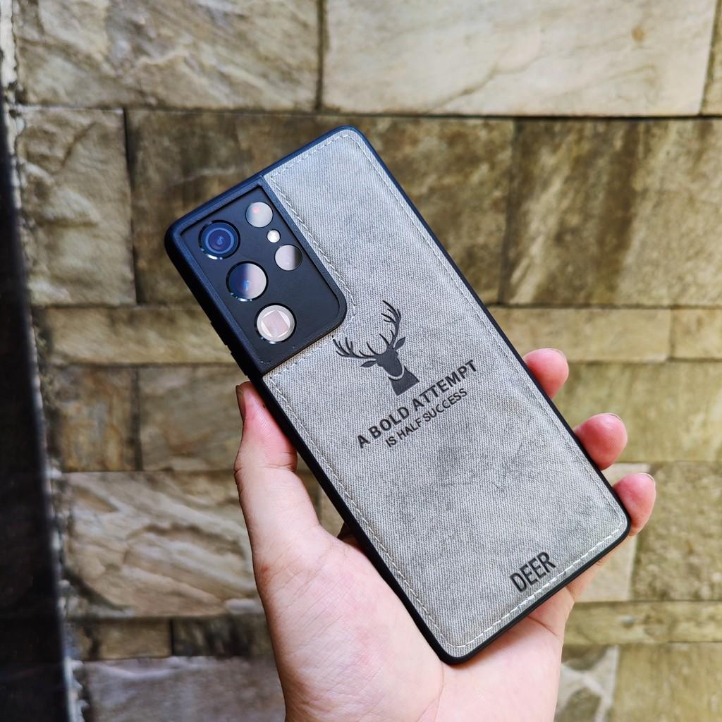 Ốp lưng ss21 ultra s21 plus s21 5g s8 plus chống bám vân tay hình Nai 3D nhiều màu sắc phụ kiện huỳnh tân store