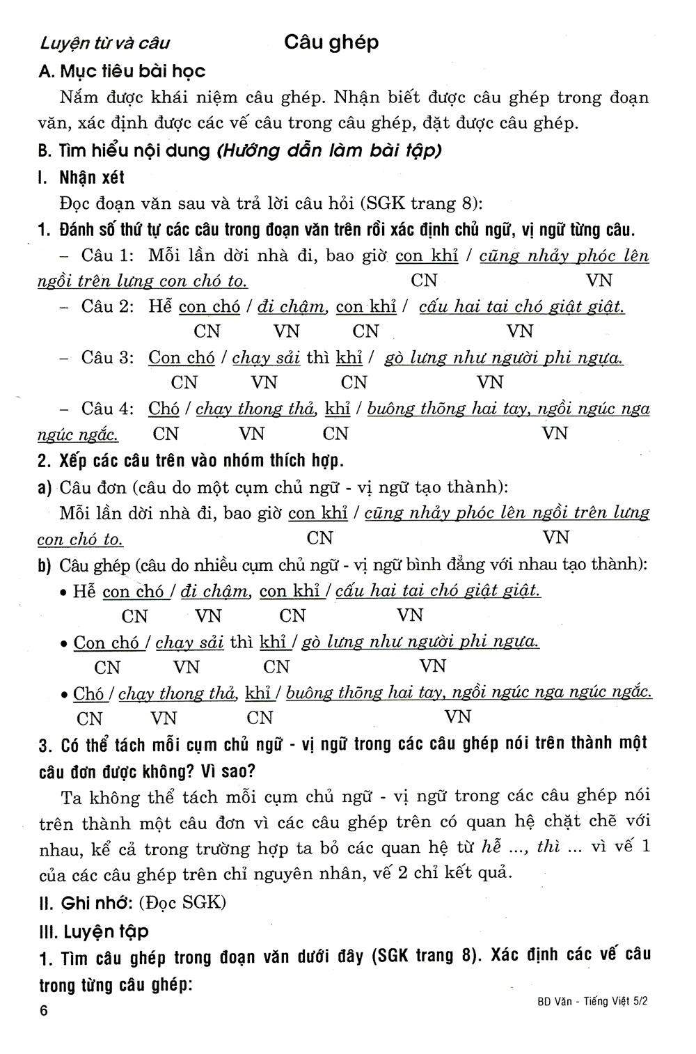 Bồi Dưỡng Văn - Tiếng Việt 5 - Tập 2 (Tái Bản)