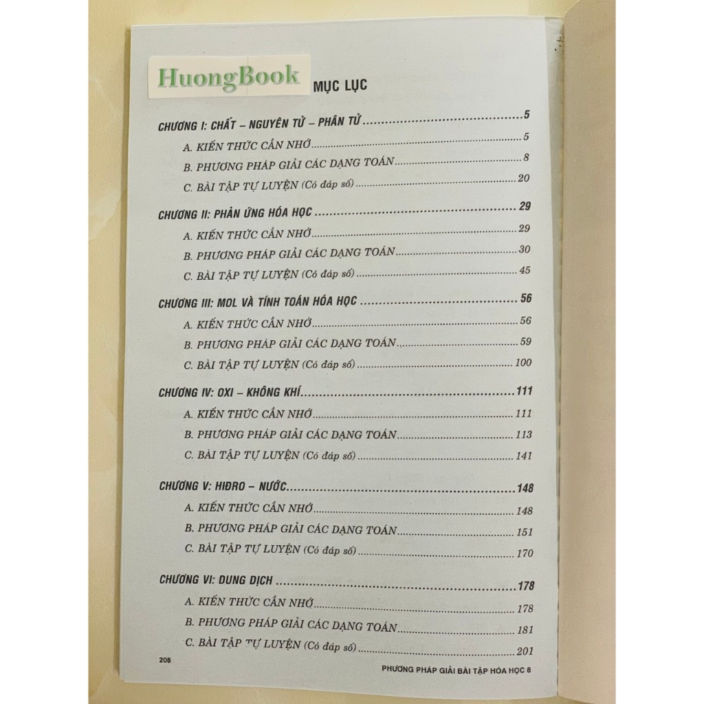 Sách - Phương pháp giải bài tập hóa học 8