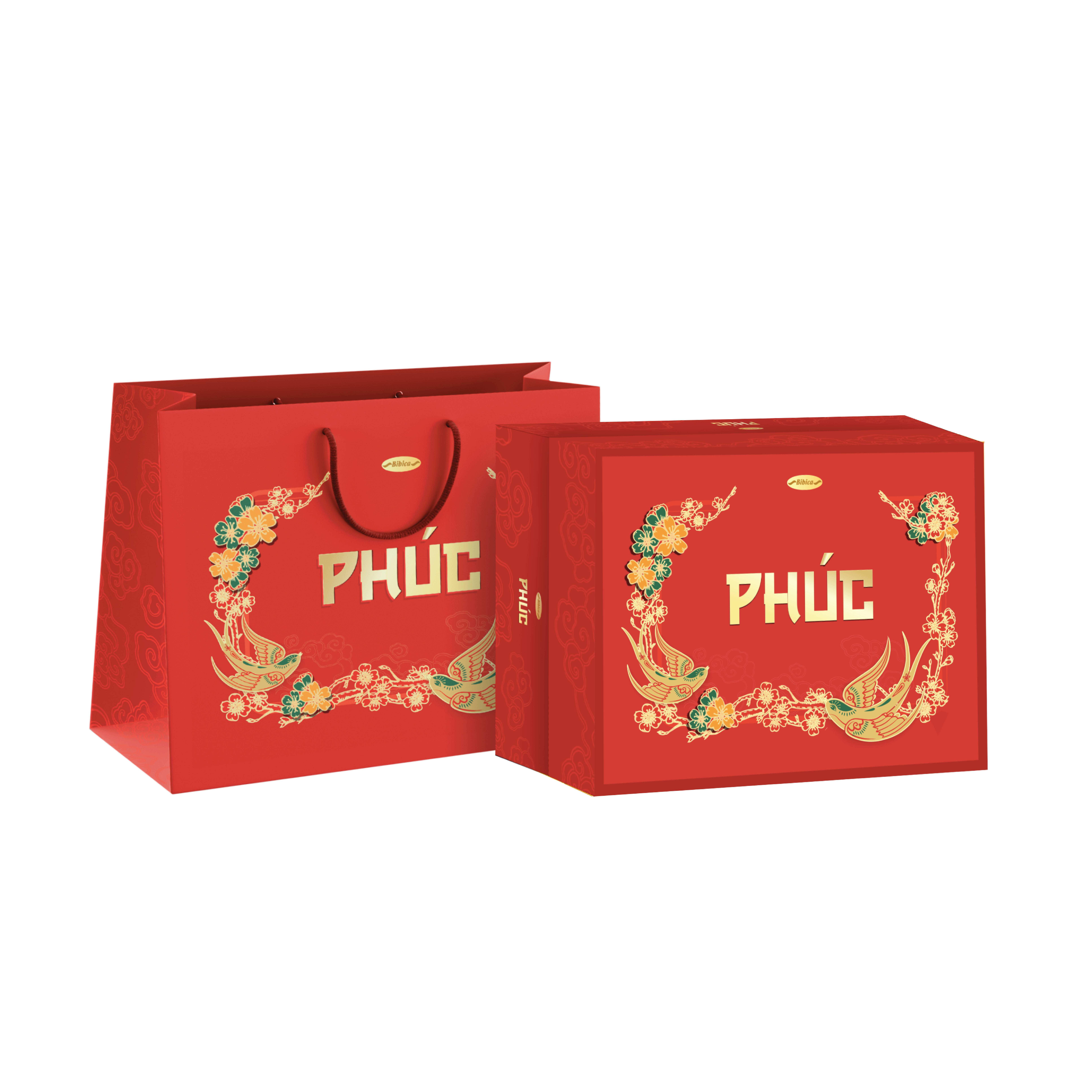 Hộp Quà Phúc Vinh Hoa Bibica 1092g