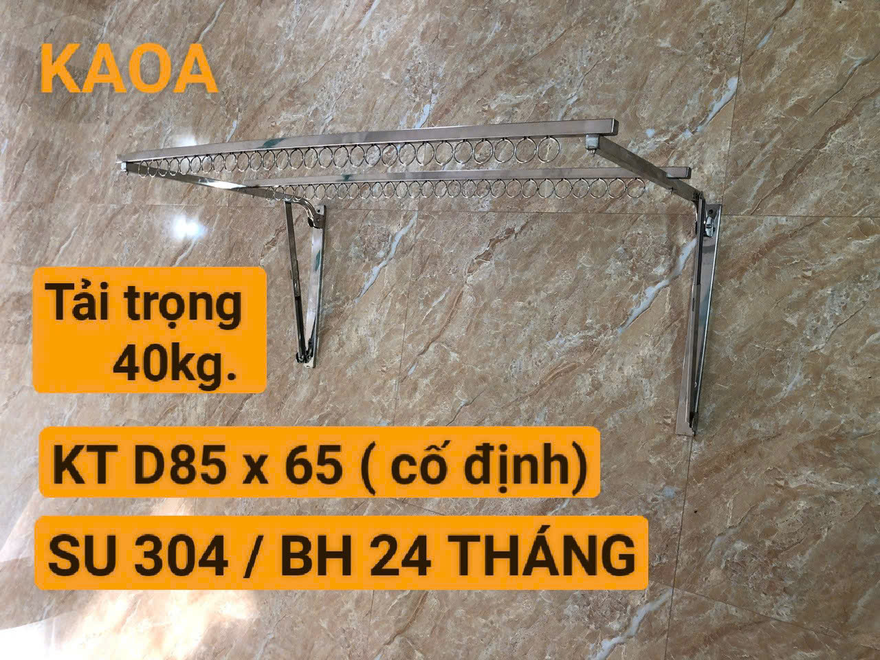 Gía phơi quần áo gấp gọn chân chống tự động thế hệ mới c( SU304 BH 24 THÁNG)