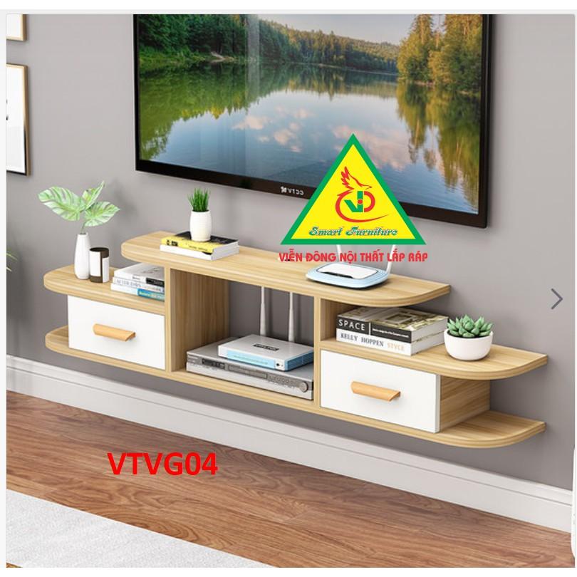 Kệ Ti Vi Treo Tường Trang Trí VTVG04 - Nội Thất Lắp Ráp