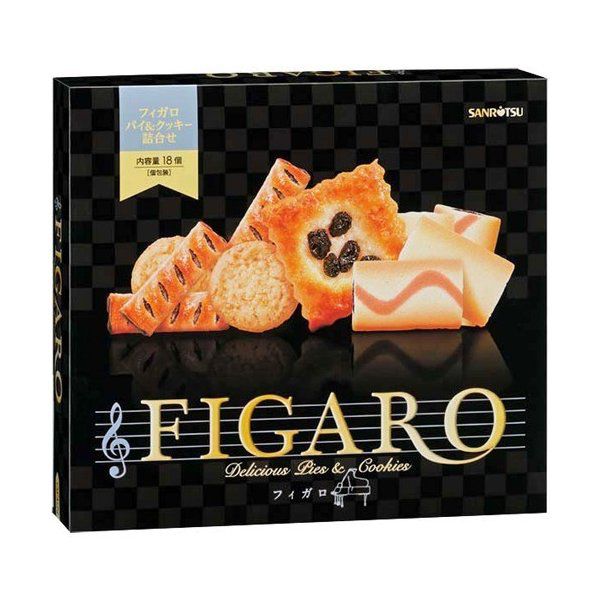 Bánh quy cao cấp Sanrotsu Figaro 18 chiếc