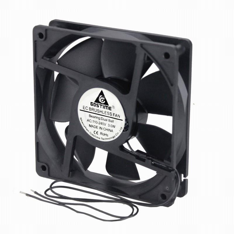 【 Ready stock 】1 Pcs Gdstime 86CFM Electric Cooling Cooler AC 11V 111V 11V 130V 140V 1700RPM 1111B EC Motor Fan 11cm DC 11mm x 11mm 1 Wire