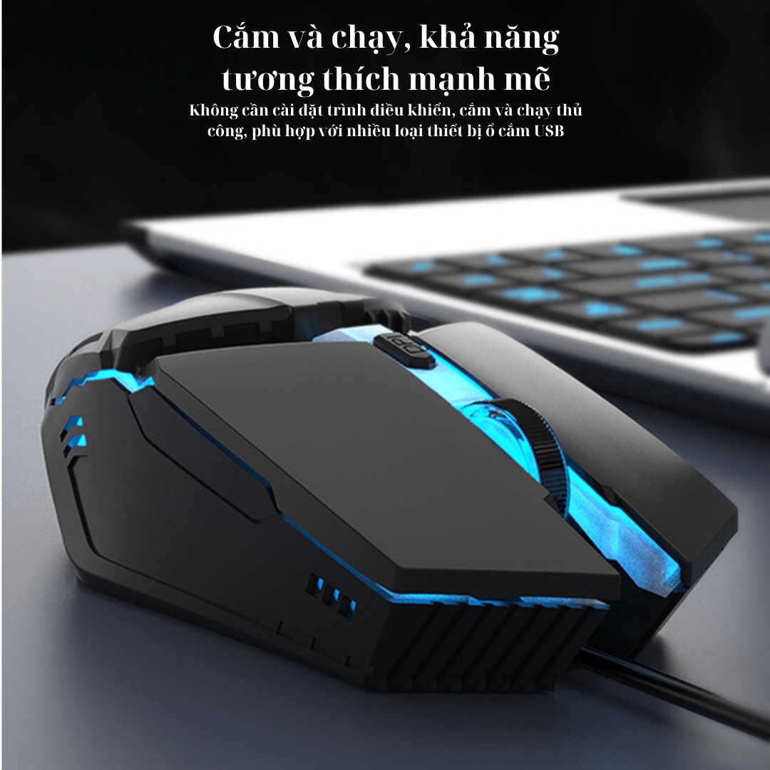 Chuột Máy Tính Chơi Game SEASY Eweadn YX110, Thiết Kế Chống Ồn, Độ Nhạy Cao, Chuyên Dụng Cho Gaming Làm Việc Văn Phòng - Hàng Chính Hãng