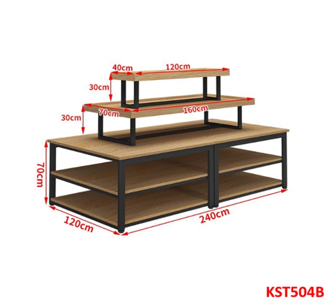Kệ trưng bày sản phẩm, hàng hóa , kệ siêu thị , cửa hàng KST504B - NỘI THẤT LẮP RÁP VIENDONGADV