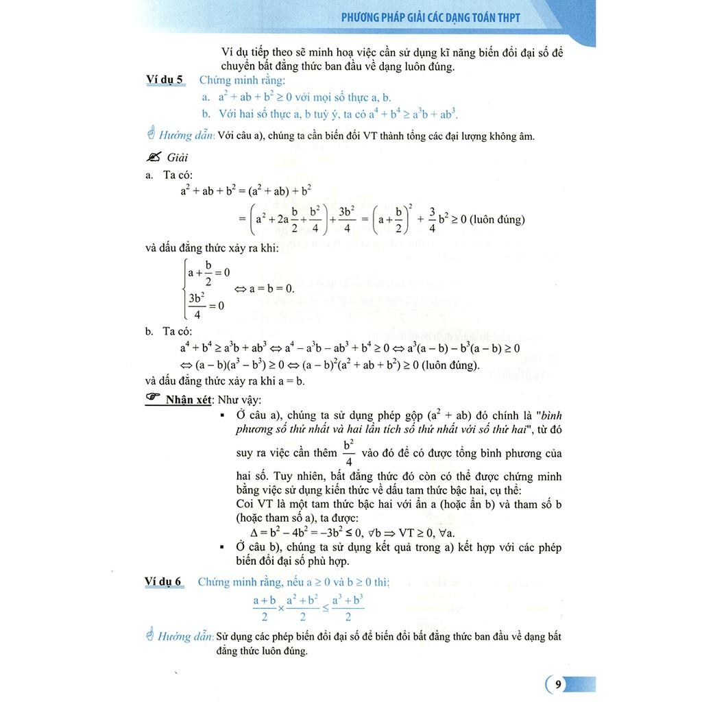 Phương Pháp Giải Các Dạng Toán THPT - Bất Đẳng Thức, Giá Trị Lớn Nhất Và Nhỏ Nhất - Bản Quyền
