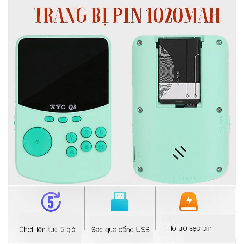 Máy chơi game 4 nút mini cầm tay với hơn 506 game cổ điển XYC Q8