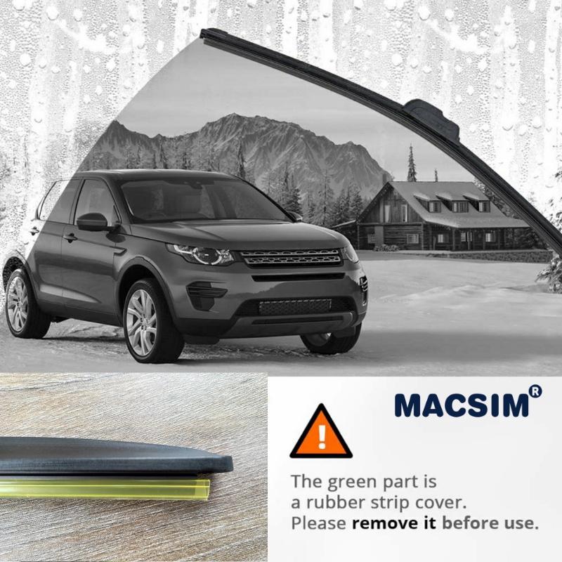 Combo cần gạt nước mưa ô tô Nano Silicon Macsim cho xe mercedes benz  E-Class Series  E200/E200L 2010-2012