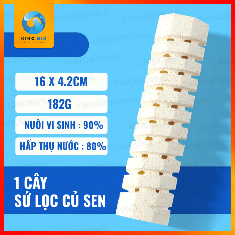 Sứ lọc củ sen Yee - Vật liệu lọc cao cấp cho hồ cá , bể cá