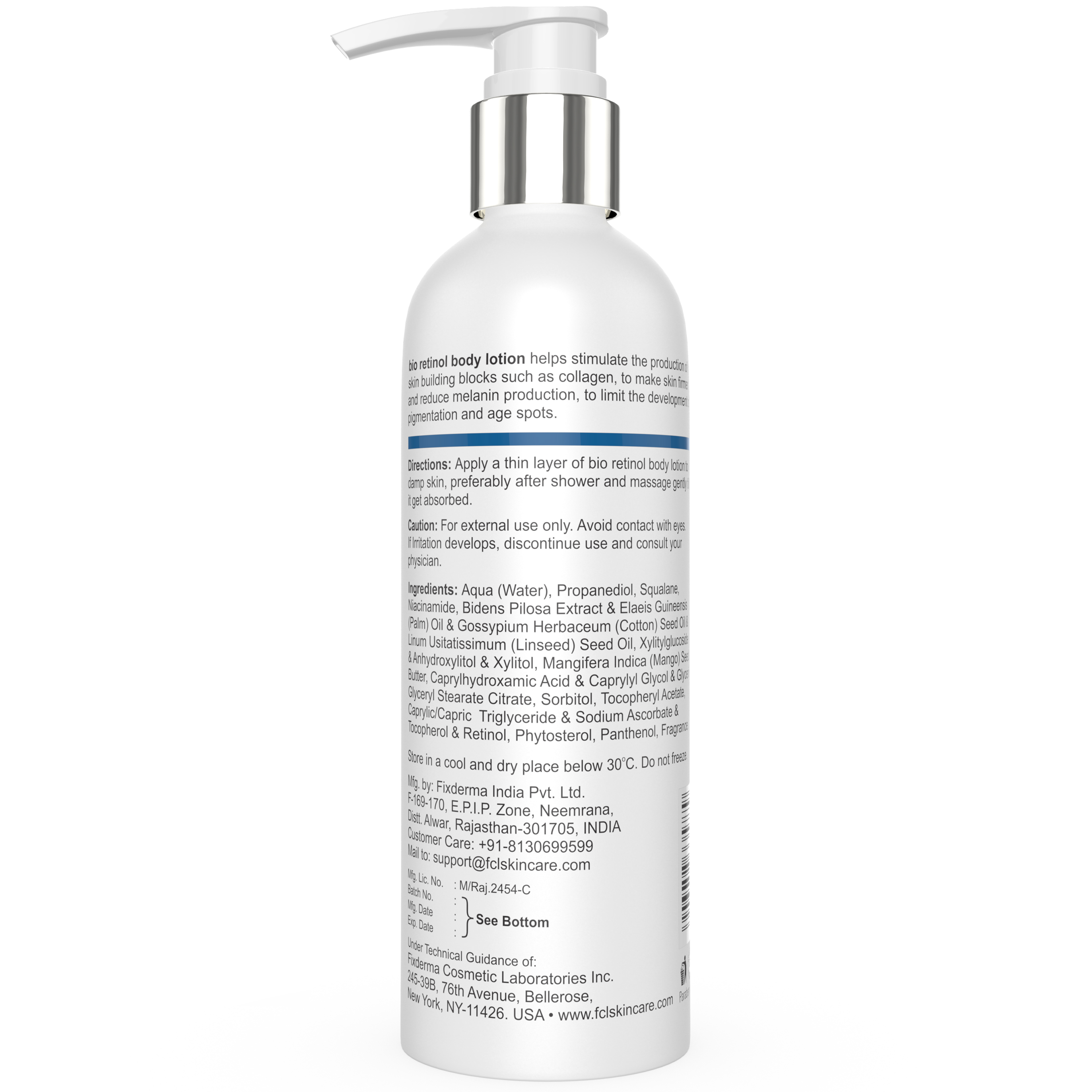 Sữa Dưỡng Thể Trẻ Hóa Da FCL Bio Retinol Body Lotion Cải Thiện Tính Đàn Hồi, Giảm Nhờn, Giúp Da Mịn Màng 200ml[Hùng Lợi]