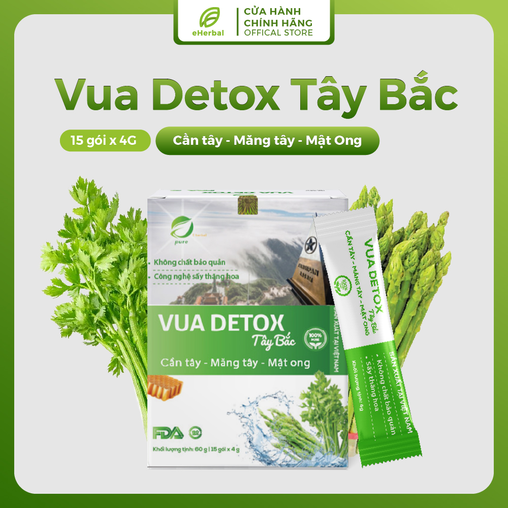 Vua Detox- Cần Tây+ Măng Tây+ Mật Ong