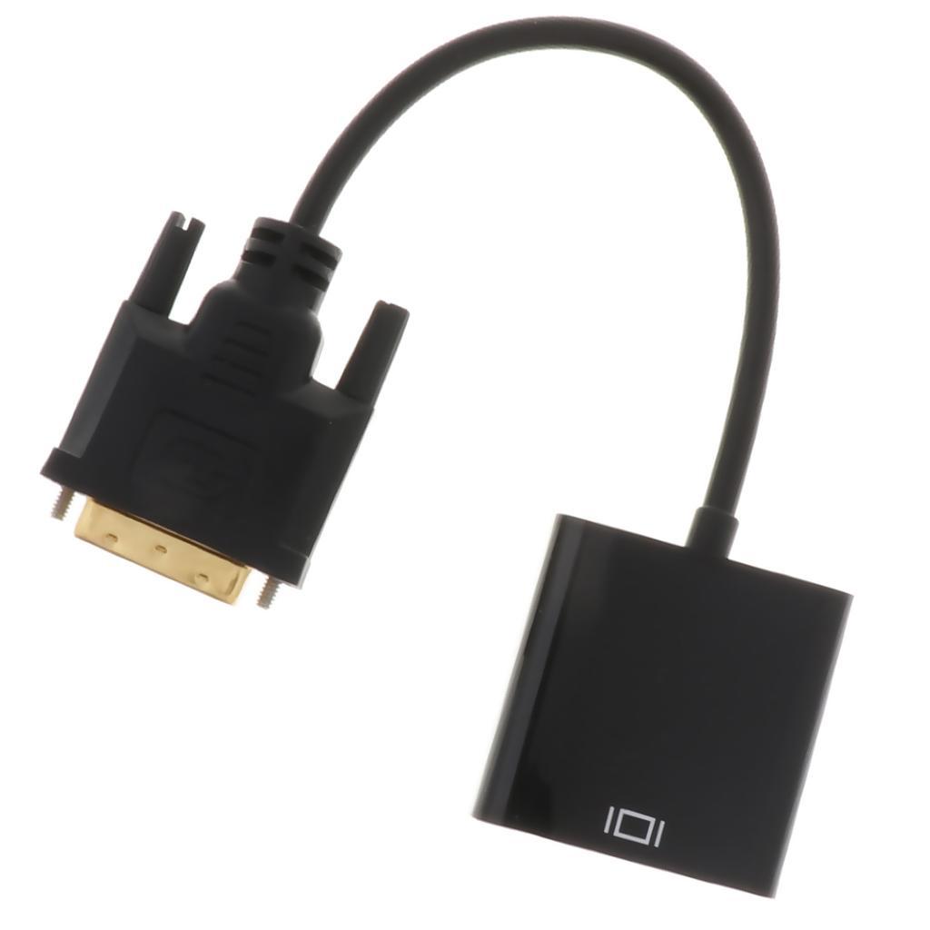 12cm 24+1 Pin  Male to Female VGA Adapter Cable for Computer Monitor