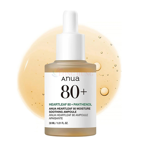 Tinh chất dưỡng da Anua Heartleaf 80 Moisture Soothing Ampoule (30ml) - Hàng chính hãng