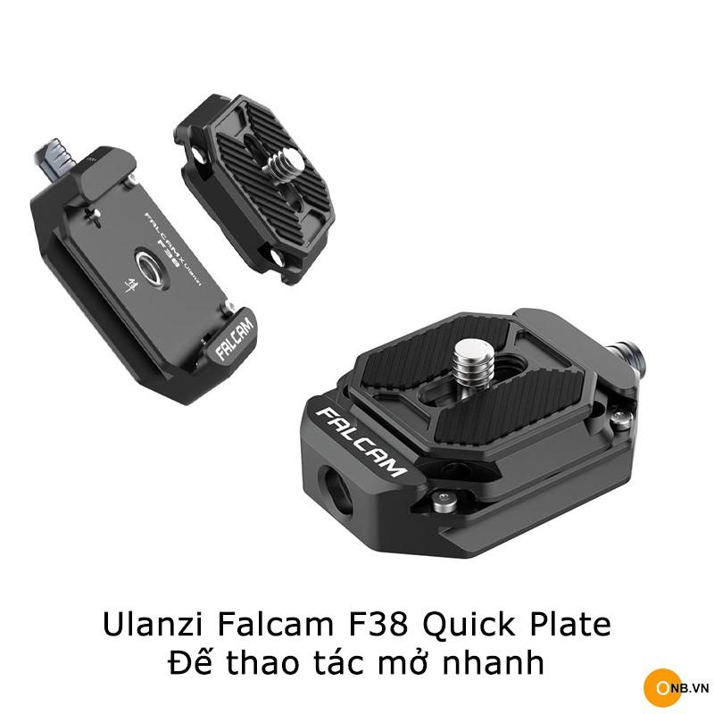 Ulanzi Falcam F38 Quick Plate - Đế thao tác mở nhanh 2021 - Hàng Chính Hãng