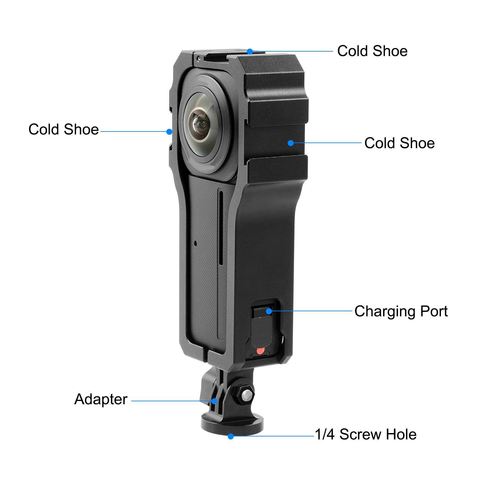 Camera Frame Cage Shell with Cold Shoe Aluminum Alloy for Camera RS
