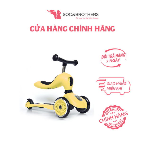 Xe scooter trẻ em Scoot and Ride Highwaykick 1 màu Lemon