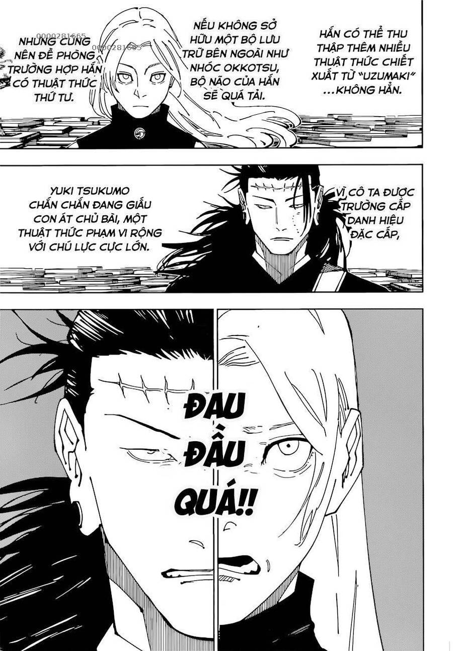 jujutsu kaisen - chú thuật hồi chiến chapter 205 14