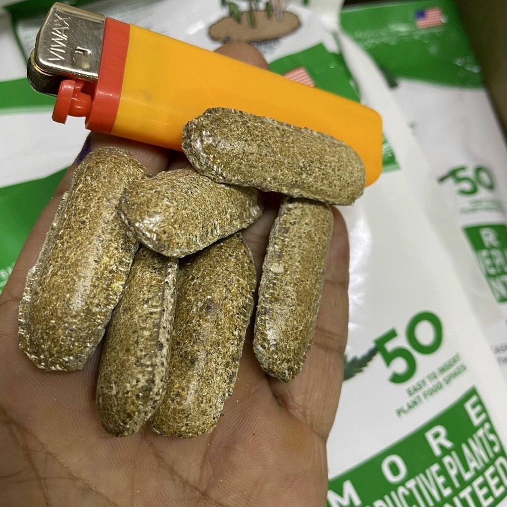 Phân tan chậm nhập từ Mỹ 4-4-4 gói chia lẻ 05 viên dùng cho kiểng lá và hoa lan