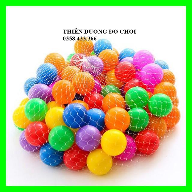 Combo 100 quả bóng nhựa mềm cho bé