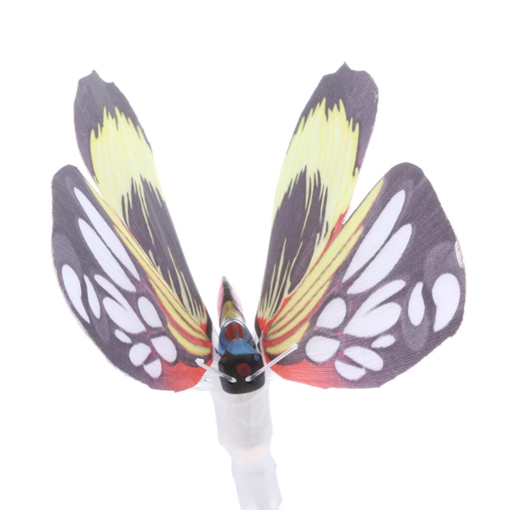 LED Solar Powered Butterfly Lights Outdoor Garden Yard Lamp Decor