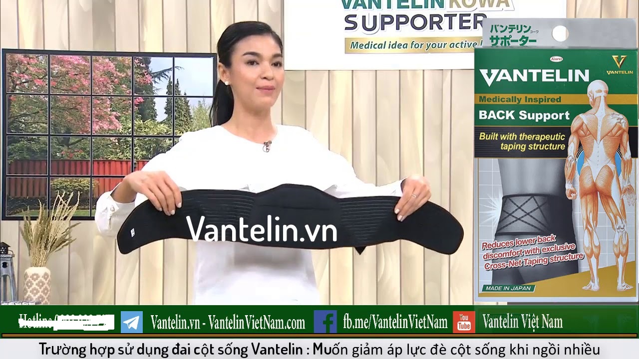 Đai bảo vệ lưng Vantelin