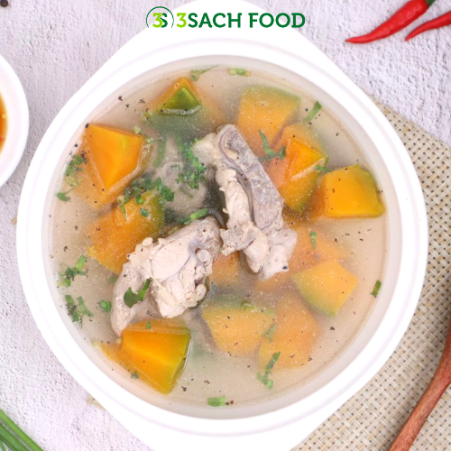 Canh Bí Đỏ Xương Heo 3S