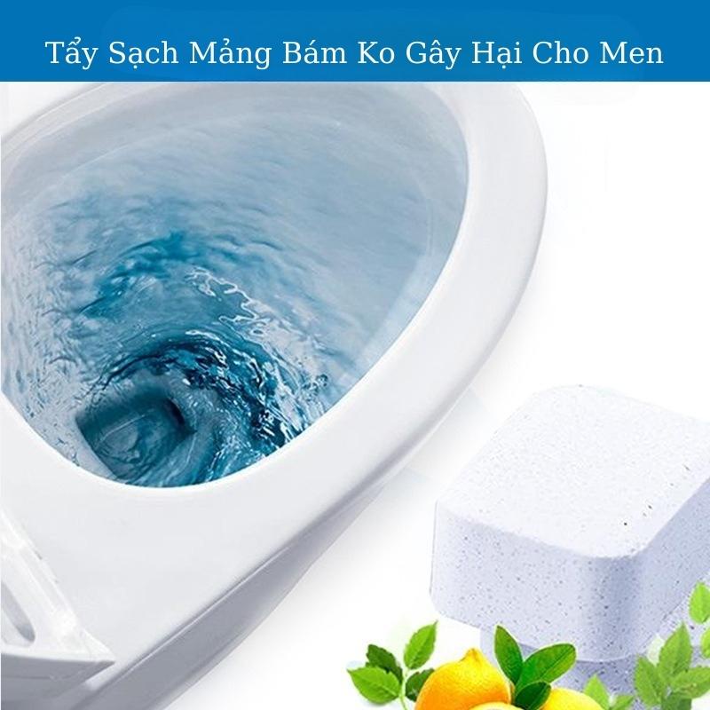 Hộp 12 Viên Thả Bồn Cầu Tẩy Sạch Mảng Bám Viên Sủi Tẩy Bồn Cầu Cầu Khử Mùi Diệt Khuẩn Toả Hương Thơm Khai Thông Tắc Nghẽn