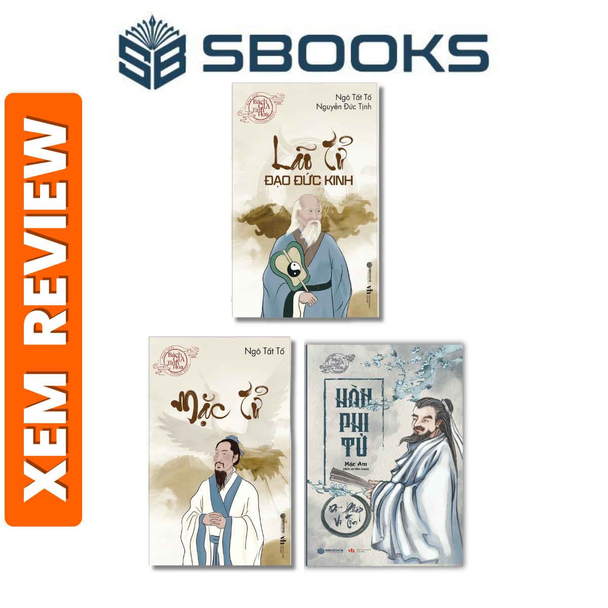 Combo 3 Sách Mặc Tử + Lão Tử Đạo Đức Kinh + Hàn Phi Tử - Dĩ Pháp Vi Tôn - Sách Minh Triết Phương Đông hay nhất 2024