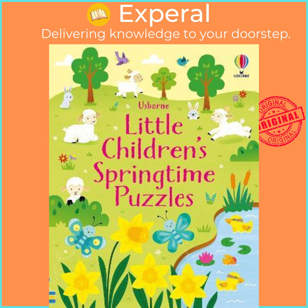 Sách - Little Children's Springtime Puzzles by Kirsteen Robson