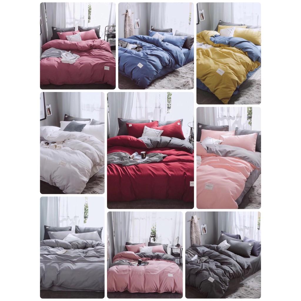 SET CHĂN GA GỐI COTTON TC ĐỦ MÀU