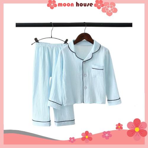 Hình ảnh Bộ ngủ cho bé, Bộ Pijama đũi dài tay cho bé trai và bé gái từ 6-27kg