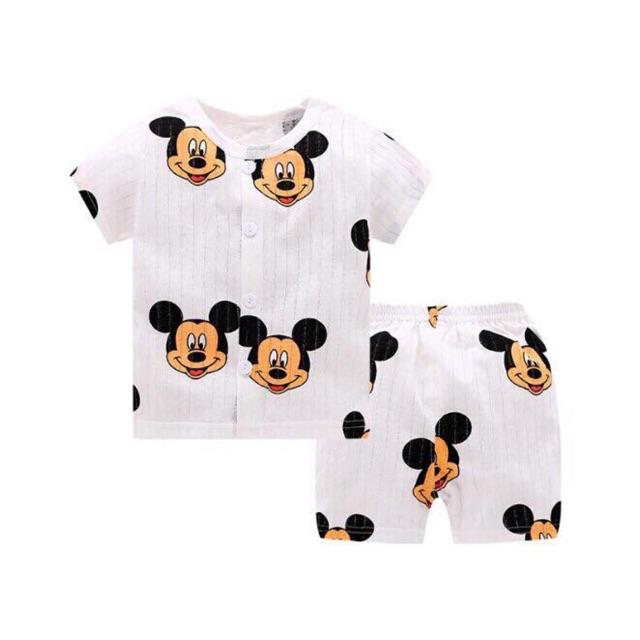 Bộ cotton giấy cho bé hàng xuất (Mickey)