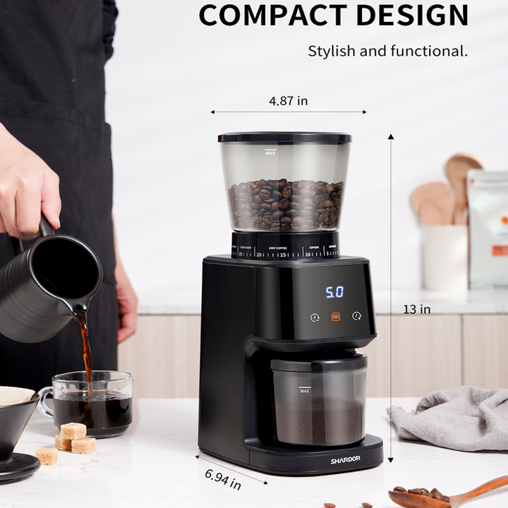Máy xay hạt cà phê Espresso cao cấp Shardor BDCJ015 - Công suất 150W - Hàng Nhập Khẩu