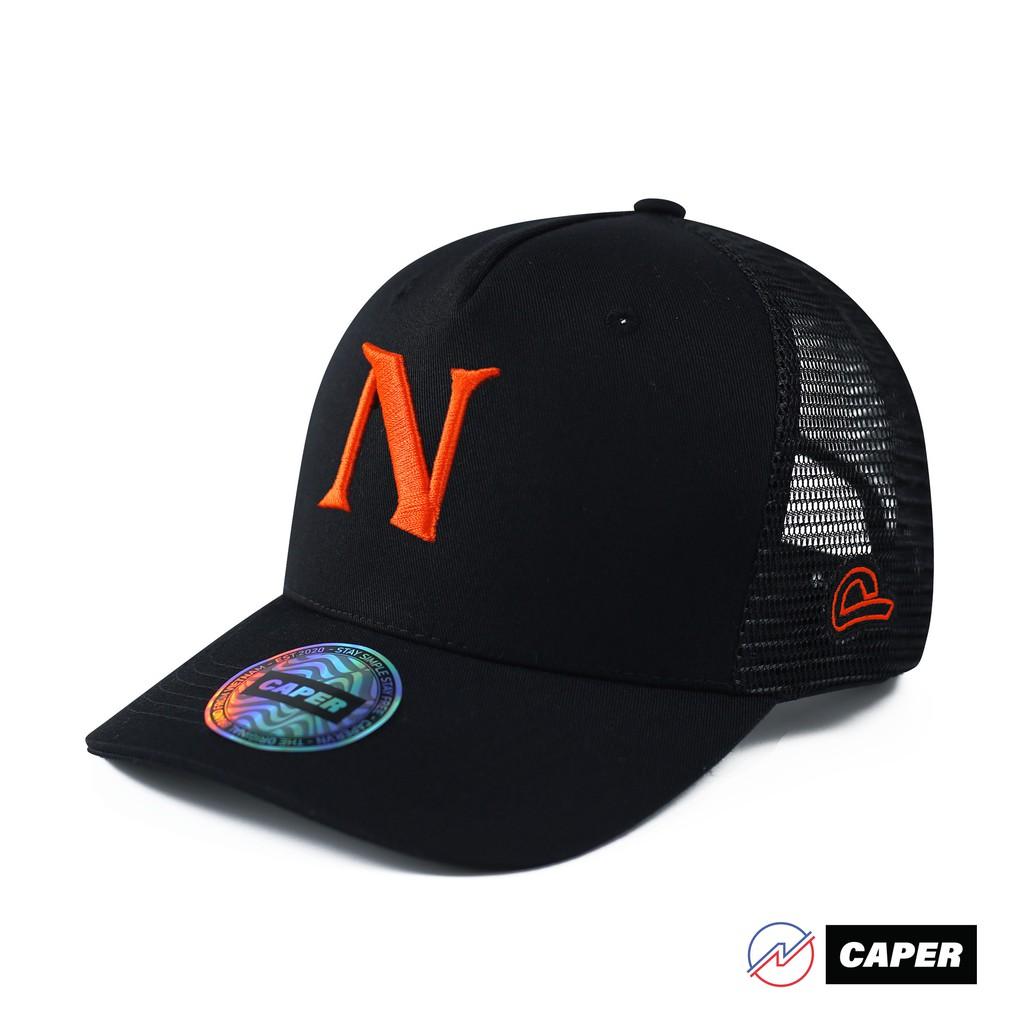 Mũ nón  Cap Caper đen N logo nhiều màu size M-L